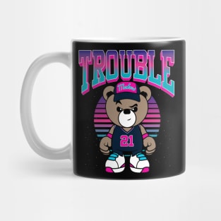 cute teddy bear troublemaker tee Mug